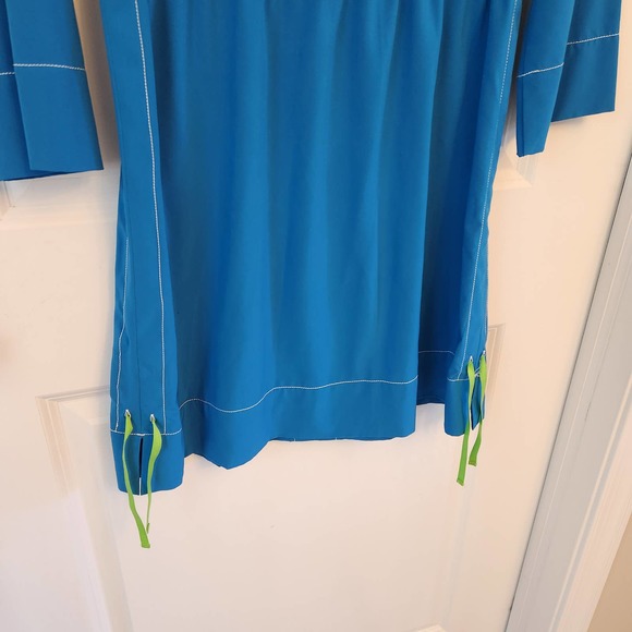 Title Nine Women's Turquoise Hooded Athletic Dress Size Medium - Picture 8 of 8